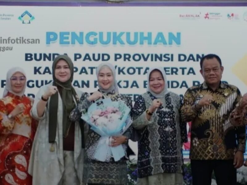 Wali Kota Lubuklinggau Hadiri Pengukuhan Bunda PAUD Provinsi dan Kabupaten/Kota se-Sumsel, Senin 06/10/2025:
