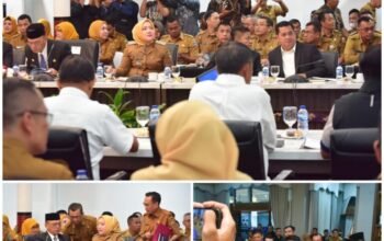 Bupati Musi Rawas, Hj. Ratna Machmud, menghadiri Rapat Koordinasi (Rakor) Pemerintah Daerah dengan tema,, Senin 06/10/2025: