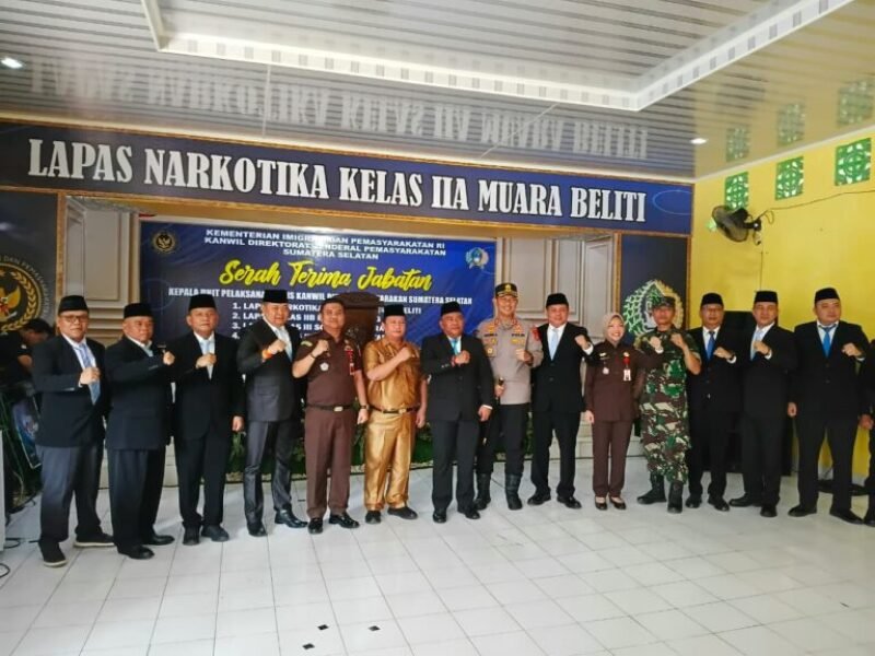 Jabatan Kepala Lembaga Pemasyarakatan (Kalapas) Narkotika Kelas IIA Muara Beliti diganti,, Senin 06/10/2025: