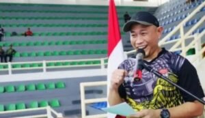 Wali Kota Lubuk Linggau, H Rachmat Hidayat, secara resmi membuka Festival Street Soccer Piala Wali Kota Lubuk Linggau di Taman Olahraga Megang, Rabu (15/10/2025)