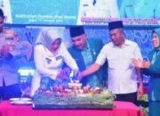 Bupati Musi Rawas Hj Ratna Machmud didampingi Ketua TP PKK Mura H Riza Novianto Gustam,, Rabu 15/10/2025: