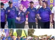 Lapangan Taman Beragam Muara Beliti tampak semarak dan dipenuhi ribuan warga pada Rabu (15/10/2025)