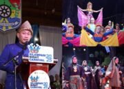 Kota Lubuk Linggau mendadak berpendar warna-warni. Deretan lampu hias, kostum tematik, dan parade seni budaya memadati Alun-alun Merdeka,, Sabtu 18/10/2025: