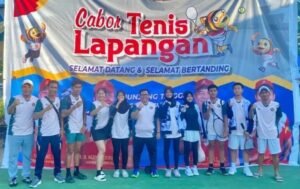 Prestasi kembali ditorehkan oleh tim tenis lapangan putri Kota Lubuk Linggau pada ajang Porprov XV Muba 2025, Sabtu (18/10/2025).