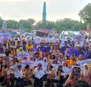 Pekan raya musi rawas mantab 2025 ini resmi ditutup Wakil Bupati Musi Rawas, H Suprayitno, SH di taman beregam, Muara Beliti, Kabupaten Musi Rawas, Sabtu (18/10/2025).