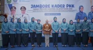 Ketua TP PKK Kota Lubuk Linggau Hadiri Jambore Kader PKK Tingkat Provinsi Sumsel:kamis 23/10/2025: