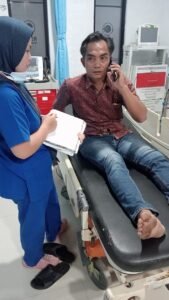 Terjadi baku hantan,1 warga Batu Galing,1.warga Air bang,pisum ke rsud rejang lebong sama sama lapor polisi: Jumat 24/10/2025: