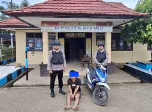Patroli Presisi, Polsek BTS Ulu Polres Musi Rawas Berhasil Ringkus Pencuri Sepeda Motor Antar Provinsi, Jum’at 24/10/2025: