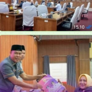 Setelah satu minggu ditunda, karena rapat paripurna beberapa hari lalu cuma di hadiri 10 anggota DPRD Musi Rawas: Senin 29/09/2025: