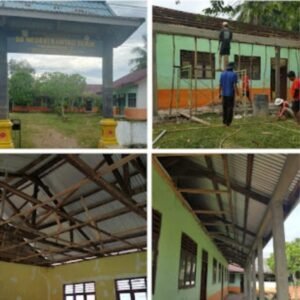 Berdasarkan hasil pantauan awak media di lapangan proyek renovasi gedung SD N Rantau Serik Kecamatan tiang Pumpung kepungut kabupaten Musi Rawas provinsi Sumatera Selatan,, Minggu 26/10/2025: