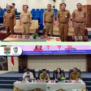 Wakil Wali Kota Lubuk Linggau, H. Rustam Effendi, membuka secara resmi kegiatan Sosialisasi dan Rapat Koordinasi Teknis Rakor Teknis,, Senin 27/10/2025: