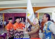 Bupati Musi Rawas Hj Ratna Machmud menghadiri dan Pengukuhan Pengurus KTNA Kabupaten Musi Rawas Priode 2025-2030,, Selasa 28/10/2025