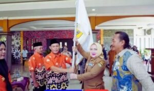 Bupati Musi Rawas Hj Ratna Machmud menghadiri dan Pengukuhan Pengurus KTNA Kabupaten Musi Rawas Priode 2025-2030,, Selasa 28/10/2025