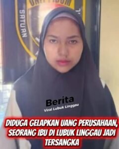 Diduga Gelapkan Uang Perusahaan, Seorang Ibu di Lubuk Linggau Jadi Tersangka uUng Hasil Penggelapan untuk pribadi dan bermain judi online trading forex,, Selasa 28/10/2025: