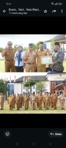 Wakil Bupati Musi Rawas H Suprayitno pimpin Apel Pagi Bersama dan Penyerahan Bingkisan Bagi Pegawai Negeri Sipil