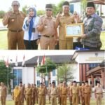 Wakil Bupati Musi Rawas H Suprayitno pimpin Apel Pagi Bersama dan Penyerahan Bingkisan Bagi Pegawai Negeri Sipil,, Senin 06/10/2025: