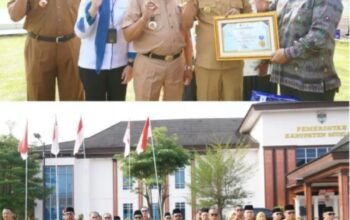 Wakil Bupati Musi Rawas H Suprayitno pimpin Apel Pagi Bersama dan Penyerahan Bingkisan Bagi Pegawai Negeri Sipil,, Senin 06/10/2025: