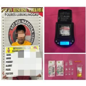 Jajaran Satuan Reserse Narkoba (Satresnarkoba) Polres Lubuk Linggau Polda Sumatera Selatan kembali berhasil mengungkap kasus penyalahgunaan,, Rabu 01/10/2025: