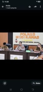 Antisifasi Cuaca Ekstrem, Polres Musi Rawas Bersama Pemda Gelar Rapat Koordinasi Lintas Sektoral Kesiapsiagaan Penanggulangan Bencana Alam: