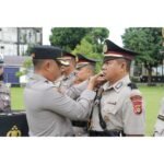 Polres Lubuk Linggau Polda Sumatera Selatan melaksanakan upacara serah terima jabatan sertijab sejumlah perwira,, Jumat 03/10/2025: