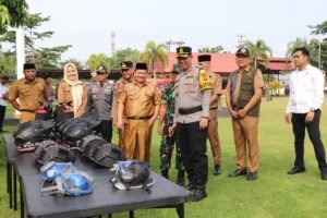 Cuaca Ekstrim, Polres Musi Rawas Bersama Stakeholder Terkait Gelar Apel Tanggap Darurat Bencana Hidrometeorologi,rabu 05/11/2025: