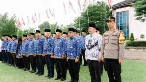 Mewakili Kapolres, Wakapolres Musi Rawas Hadiri Upacara Hari Guru Nasional dan Hari PGRI ke-80selasa 25/11/2025: