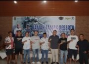 Wali Kota Lubuk Linggau, H Rachmat Hidayat bersama Wakil Wali Kota, H Rustam Efendi menghadiri acara ramah tamah dengan peserta Silampari, Sabtu 01/11/2025