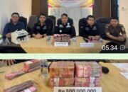 Kejaksaan Negeri Musi Rawas (Mura) menerima pembayaran uang denda Rp. 500 juta dari terpidana Effendy Suryono alias Afen Anak dari Oni Suryono: Rabu 05/11/2025: