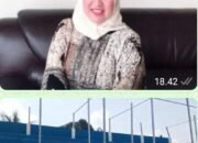 Kontraktor pelaksana pembangunan tribun stadion mini di Kelurahan Pasar Muara Beliti, Kabupaten Musi Rawas,,kamis 06/11/2025: