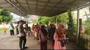 Polsek Muara Beliti Bersama Bulog Gelar Gerakan Pangan Murah, Sediakan 11 Ton Beras untuk Warga, Jumat 07/11/2025: