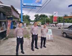 Pastikan Kelancaran dan Ketertiban Lalu Lintas di SPBU, Satlantas Polres Musi Rawas Lakukan Pengawasan dan Pengaturan Antrean, Sabtu 08/11/2025: