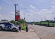 Pastikan Kelancaran dan Ketertiban Lalu Lintas di SPBU, Satlantas Polres Musi Rawas Lakukan Pengawasan dan Pengaturan Antrean, Sabtu 08/11/2025: