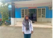 Riska Handayani (35), warga Desa Lubuk Tua, Kecamatan Muara Kelingi, Kabupaten Musi Rawas, Sumatera Selatan, Selasa 11/11/2025: