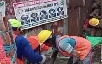 Kontraktor Targetkan Pekerjaan SPAM di Desa Kali Padang Rampung Sesuai Kontrak