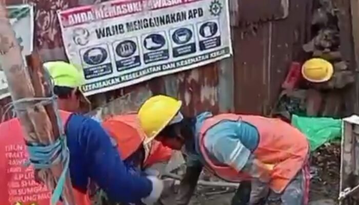 Kontraktor Targetkan Pekerjaan SPAM di Desa Kali Padang Rampung Sesuai Kontrak
