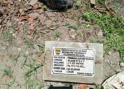 Proyek pembangunan jalan rabat beton di Kabupaten Musi Rawas, Provinsi Sumatra Selatan,,kamis 13/11/2025: