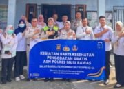 HUT Korpri ke-54 Hadir Ditengah Masyarakat, ASN Polres Musi Rawas Gelar Pengobatan Gratis di Desa Pedang