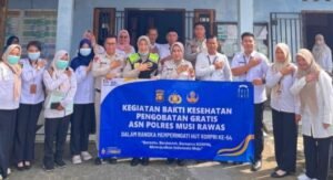 HUT Korpri ke-54 Hadir Ditengah Masyarakat, ASN Polres Musi Rawas Gelar Pengobatan Gratis di Desa Pedang