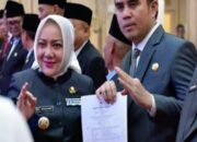 Bupati Musi Rawas melantik dan mengambil sumpah 14 pejabat eselon II JPT Pratama dalam rangka penyegaran struktur organisasi pemerintahan,, Jum’at 21/11/2025: