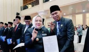 Sebanyak 12 pejabat Pimpinan Tinggi Pratama atau setingkat eselon II dan 2 pejabat administrator di lingkungan,, Jumat 21/11/2025: