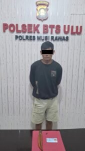 Simpan Sajam dan Diduga Terlibat Pencurian, Polsek BTS Ulu Polres Musi Rawas Ringkus AF, Jum’at 28/11/2025: