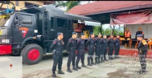 Kesiapsiagaan Brimob: Satbrimob Polda Sumsel Batalyon B Pelopor Laksanakan Siaga SAR di Mako, Minggu 30/11/2025:
