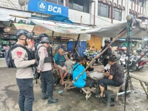 Patroli Dialogis, Satbrimob Polda Sumsel Batalyon B Pelopor Jaga Kondusifitas Kamtibmas di Lubuklinggau