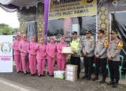 Bentuk Perhatian Terhadap Personel di Pelaksanaan Operasi Lilin Musi 2025, Kapolres Musi Rawas Didampingi Ketua Bhayangkari Cek Pos Pam dan Berikan Tali Asih,,