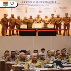 Wali Kota Lubuk Linggau, H. Rachmat Hidayat menghadiri undangan High Level Meeting HLM Tim Pengendalian Inflasi, Selasa 02/12/2025: