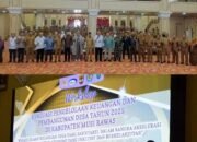 Camat muara beliti menghadiri acara Workshop Evaluasi Pengelolaan Keuangan dan Pembangunan Desa Kabupaten Musi Rawas Tahun 2025,selasa 09/12/2025: