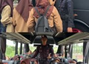 Satbrimob Polda Sumsel Batalyon B Pelopor Hadirkan Program Bus Sekolah Gratis bagi Pelajar Lubuklinggau, Sabtu 13/12/2025: