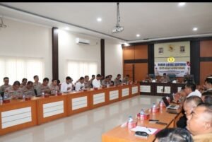 Jelang Nataru, Kapolres Musi Rawas Bersama Forkopimda Gelar Rakor Lintas Sektoral Ops Lilin 2025