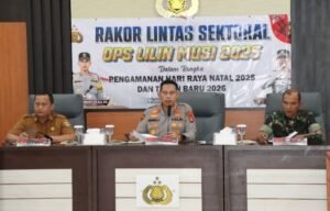 Jelang Nataru, Kapolres Musi Rawas Bersama Forkopimda Gelar Rakor Lintas Sektoral Ops Lilin 2025