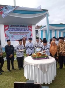 Puncak peringatan HUT PGRI 80 dan HGN 2025 tingkat Kota Lubuklinggau diperingati secara sederhana,Selasa 16/12/2025: